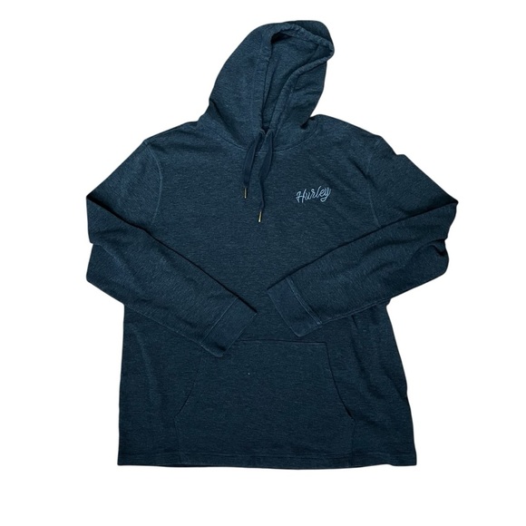 Hurley Paradise Navy Blue Textured Hoodie Men’s XL - Picture 2 of 6